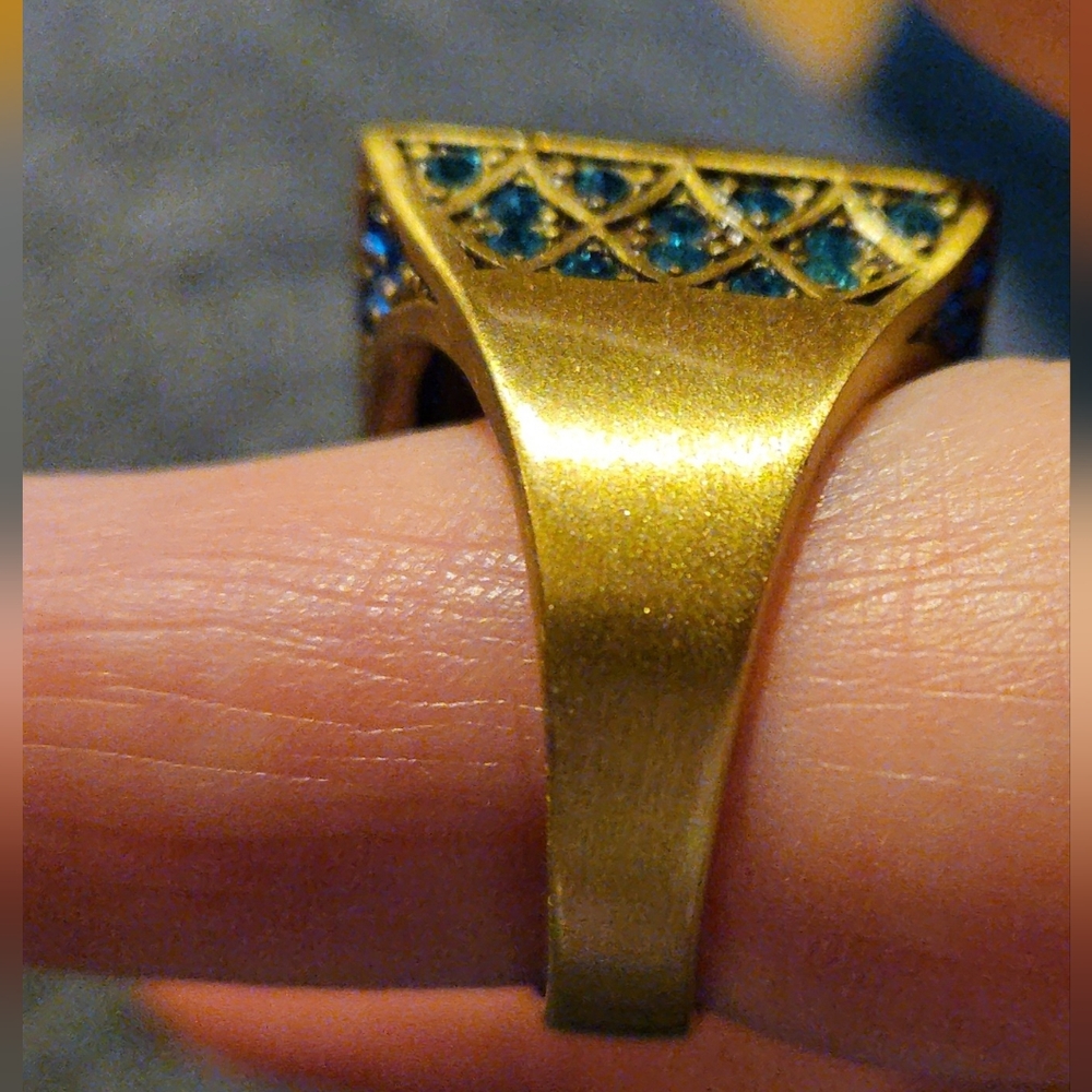 Statement RING Serindipity In Blue Women's Ring Size 10.5 Original Box Included - Picture 2 of 12